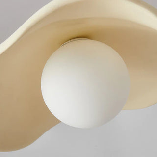 Resin Pendant Light - Modern Pendant Lamp with Hat Shade for Dining Room