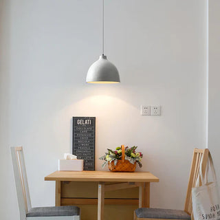 Resin Pendant Lamp - Rustic Bowl Pendant Light for Kitchen Island Lighting