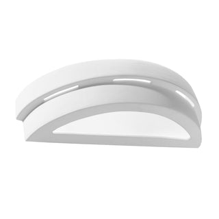 Modern Ceramic Wall Light – White Contemporary Wall Sconce by Lumavera Lighting