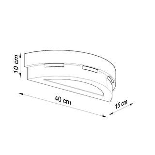 Modern Ceramic Wall Light – White Contemporary Wall Sconce by Lumavera Lighting