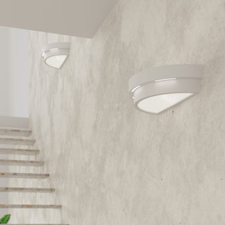 Modern Ceramic Wall Light – White Contemporary Wall Sconce by Lumavera Lighting