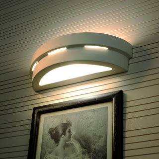 Modern Ceramic Wall Light – White Contemporary Wall Sconce by Lumavera Lighting