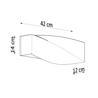 Modern Ceramic Wall Light | White Ceramic Wall Lamp with Ambient Hallway Lighting