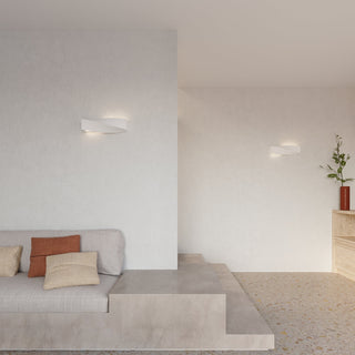 Modern Ceramic Wall Light | White Ceramic Wall Lamp with Ambient Hallway Lighting