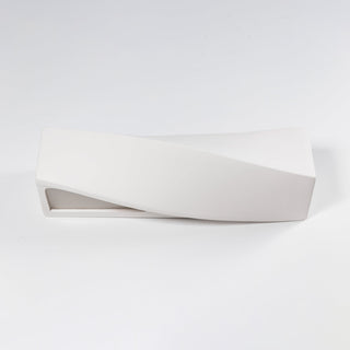 Modern Ceramic Wall Light | White Ceramic Wall Lamp with Ambient Hallway Lighting