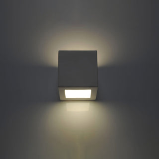 Modern Ceramic Wall Light | White Wall Sconce With Soft Ambient Glow