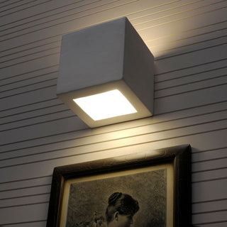 Modern Ceramic Wall Light | White Wall Sconce With Soft Ambient Glow