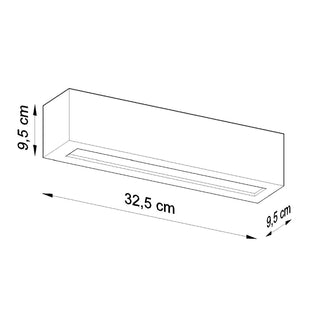 White Ceramic Wall Light – Modern Wall Sconce | Ambient Lighting Fixture