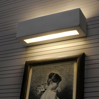 White Ceramic Wall Light – Modern Wall Sconce | Ambient Lighting Fixture