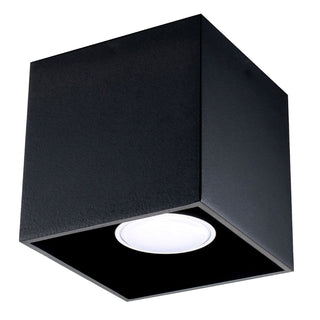 Black Cube Ceiling Light – Modern Minimalist Cube Light for Indoor Lighting