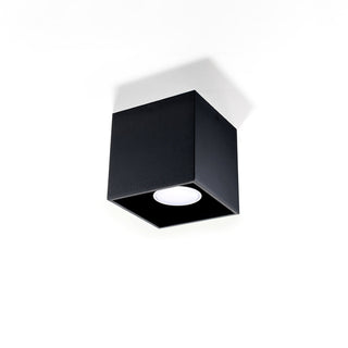 Black Cube Ceiling Light – Modern Minimalist Cube Light for Indoor Lighting