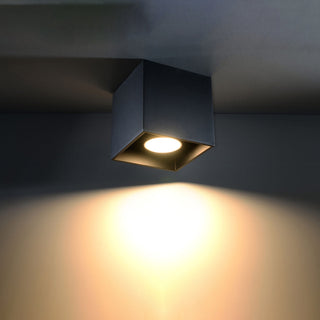 Black Cube Ceiling Light – Modern Minimalist Cube Light for Indoor Lighting