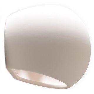 White Ceramic Wall Light – Modern Sculptural Wall Lamp With Soft Ambient Lighting