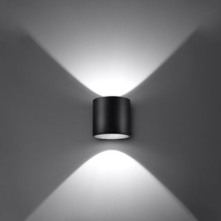 Black Wall Light – Minimalist Double Beam Lighting Fixture for Living Room Ambiance