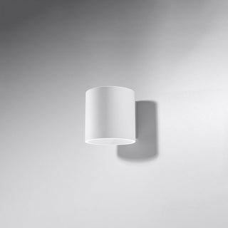 Modern Wall Light | White Cylindrical Lamp - Ambient Lighting Fixture by Lumavera