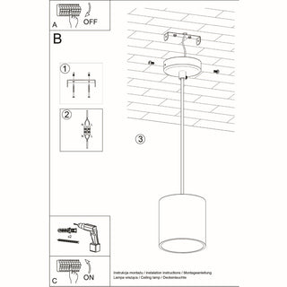 Black Cylindrical Pendant – Modern Pendant Light for Dining & Urban Loft