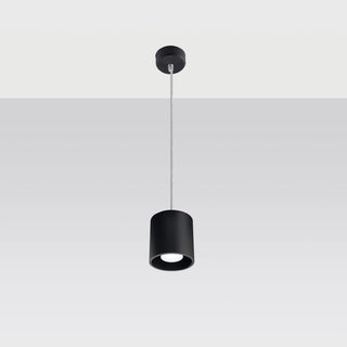 Black Cylindrical Pendant – Modern Pendant Light for Dining & Urban Loft