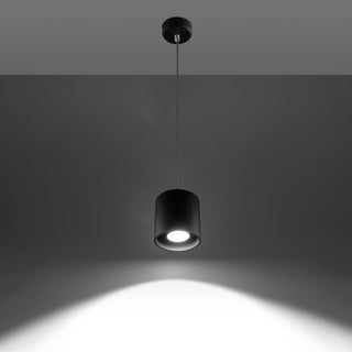 Black Cylindrical Pendant – Modern Pendant Light for Dining & Urban Loft