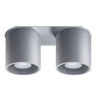 Gray Aluminum Ceiling Light – Modern Ceiling Fixture for Hallway & Living Room