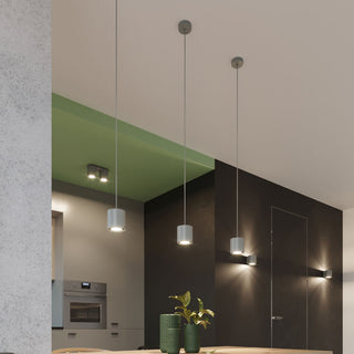 Gray Aluminum Ceiling Light – Modern Ceiling Fixture for Hallway & Living Room