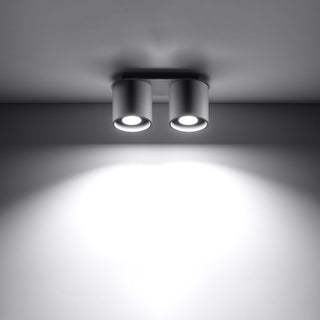 Gray Aluminum Ceiling Light – Modern Ceiling Fixture for Hallway & Living Room