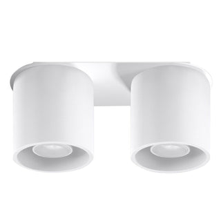 Modern Ceiling Light – White Cylindrical Lamp for Hallway & Living Room