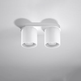 Modern Ceiling Light – White Cylindrical Lamp for Hallway & Living Room