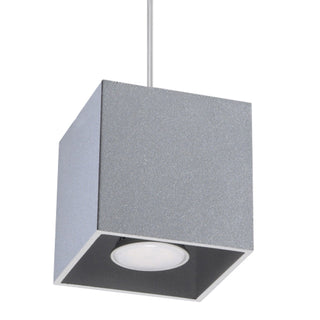 Modern Pendant Light – Grey Aluminum Adjustable Lighting Fixture for Dining Room