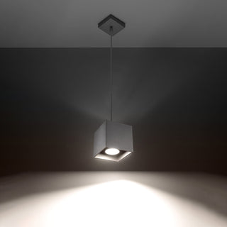 Modern Pendant Light – Grey Aluminum Adjustable Lighting Fixture for Dining Room