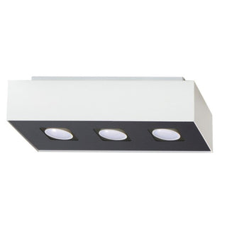 Minimalist White Ceiling Light – 3 Light Ceiling Lamp | Adjustable Color Temperature