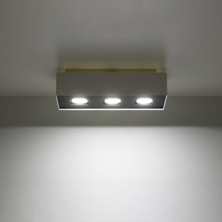 Minimalist White Ceiling Light – 3 Light Ceiling Lamp | Adjustable Color Temperature