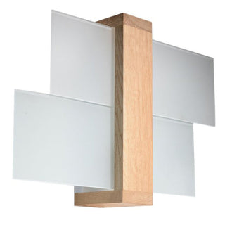 Natural Wood Wall Light – Scandinavian Wooden Wall Sconce | Warm Ambient Bedroom Lighting
