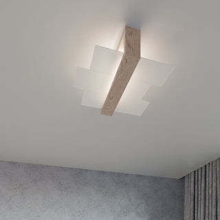 Natural Wood Wall Light – Scandinavian Wooden Wall Sconce | Warm Ambient Bedroom Lighting