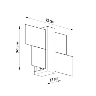 White Wood Wall Light – Modern Glass Wall Sconce | Warm Ambient Lighting