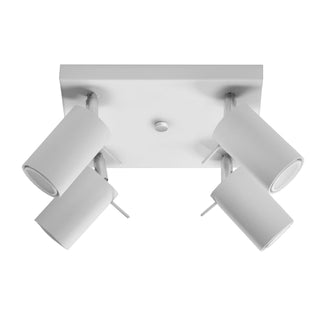 Modern Ceiling Light – Asterion White Ceiling Lamp with 4 Adjustable Spotlights