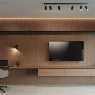 Adjustable Black Wall Light – Minimalist Modern Wall Lighting by Lumavera
