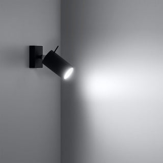 Adjustable Black Wall Light – Minimalist Modern Wall Lighting by Lumavera