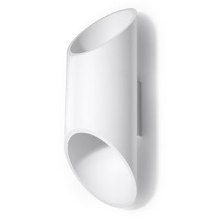 Modern Wall Light | White Aluminum Tube Wall Lamp - Contemporary Lighting Design