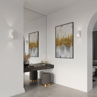 Modern Wall Light | White Aluminum Tube Wall Lamp - Contemporary Lighting Design