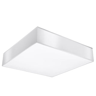 Square Ceiling Light - Minimalist White Modern Fixture for Living Room Lighting