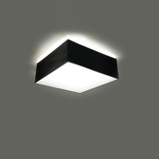Black Ceiling Light – Minimalist Square Ceiling Lamp for Modern Living Room