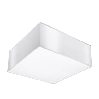 White Square Ceiling Light – Minimalist Modern Ceiling Fixture for Living Room