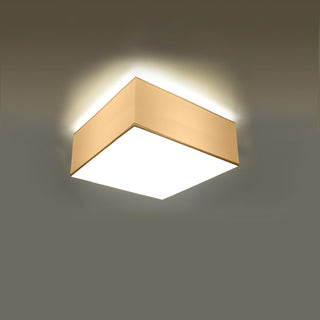 White Square Ceiling Light – Minimalist Modern Ceiling Fixture for Living Room