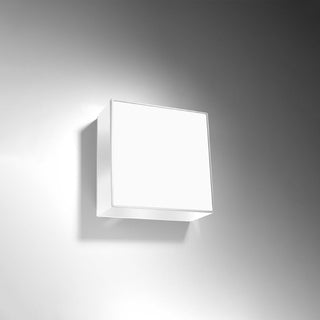 White Square Ceiling Light – Minimalist Modern Ceiling Fixture for Living Room