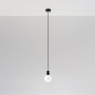 Black Pendant Light – Minimalist Pendant Lamp for Living Room Lighting