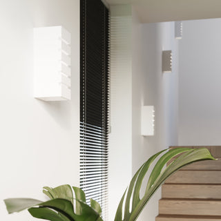 White Ceramic Wall Light – Contemporary Wall Sconce | Minimalist Light Design by Lumavera