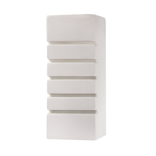 White Ceramic Wall Light – Contemporary Wall Sconce | Minimalist Light Design by Lumavera