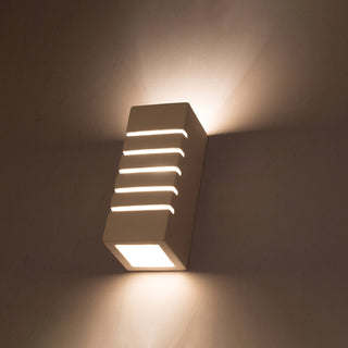 White Ceramic Wall Light – Contemporary Wall Sconce | Minimalist Light Design by Lumavera