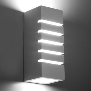 White Ceramic Wall Light – Contemporary Wall Sconce | Minimalist Light Design by Lumavera