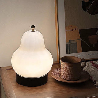 French portable lamp illuminated — pear touch LED warm